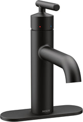 MOEN Moen 6145BL Gibson Matte Black One-Handle Bathroom Faucet