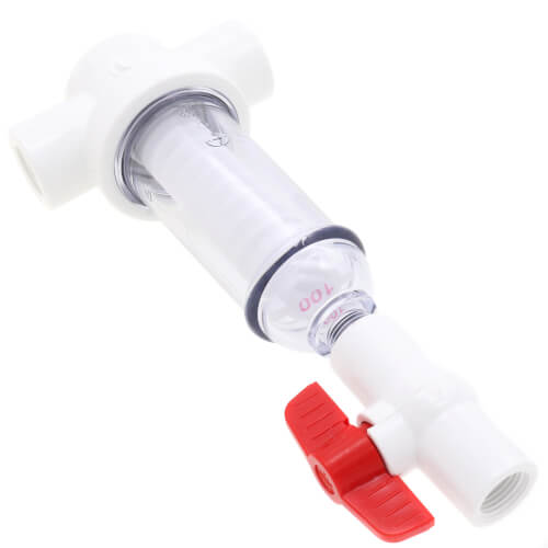 RUSCO Rusco 3/4-100-F 3/4 Polyester Screened Spin-Down Filter System (100 Mesh)