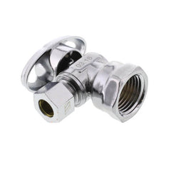 SIOUX CHIEF Sioux Chief 132-G2F1C04 KwikStop 1/2 x 3/8 in. FIPT x OD Compression Oval Handle Angle Supply Stop Valve