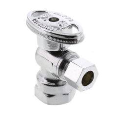 SIOUX CHIEF Sioux Chief 132-G2F1C04 KwikStop 1/2 x 3/8 in. FIPT x OD Compression Oval Handle Angle Supply Stop Valve