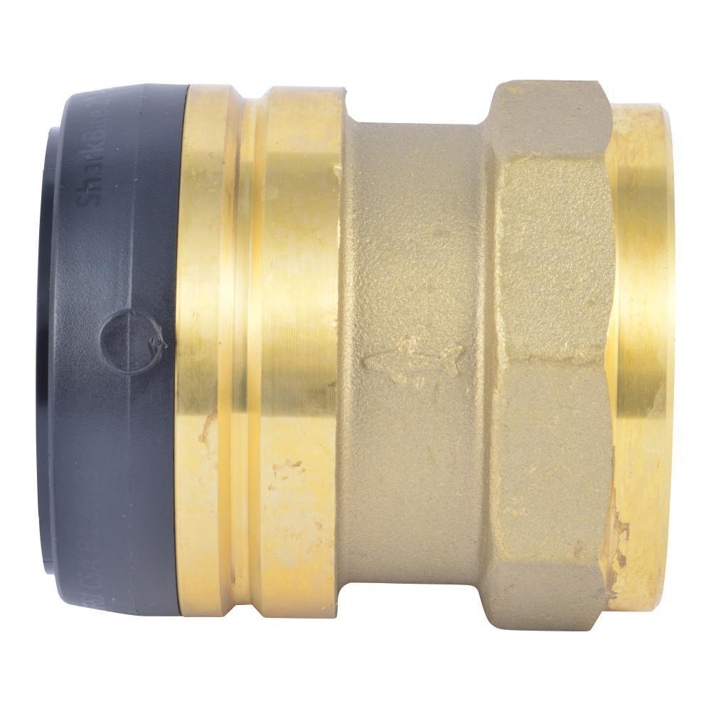 SHARKBITE SharkBite UXL115450F 2 in. FNPT Domestic Brass Coupling with Connector