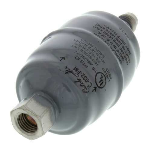 SPORLAN Sporlan 400032 Catch-All Filter-Drier 1/4 SAE FlrNutxM Liquid Line C-032FM Catch-All