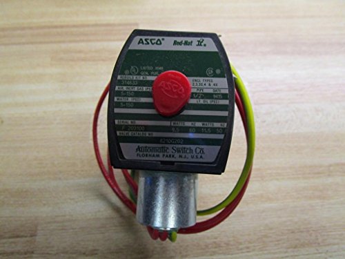 ASCO Asco 8210G202 Solenoid Valve 120/60 AC 1/2 NC 5/150# AirWater BRASS