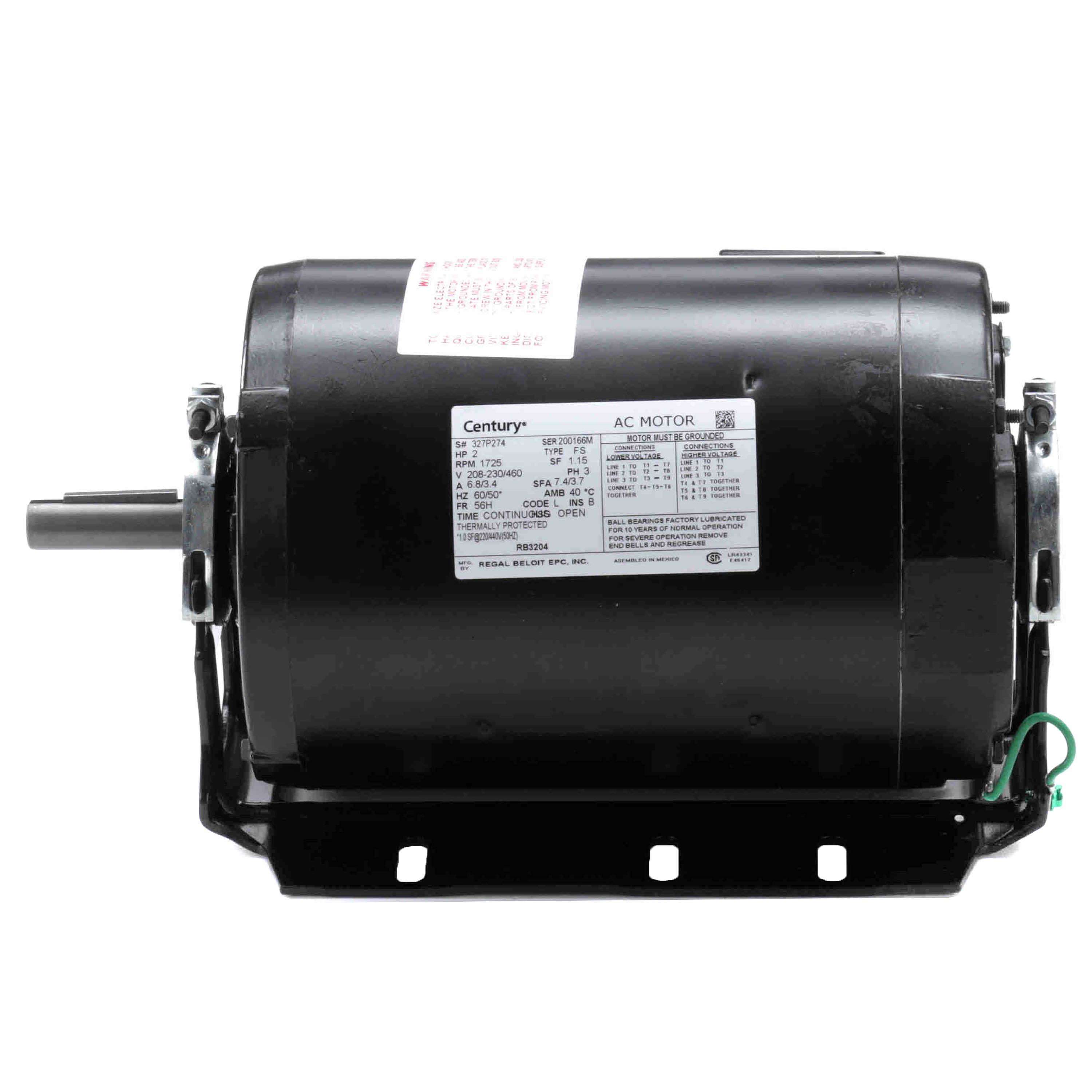 CENTURY MOTORS RB3204 VARIABLE SPEED MOTORS