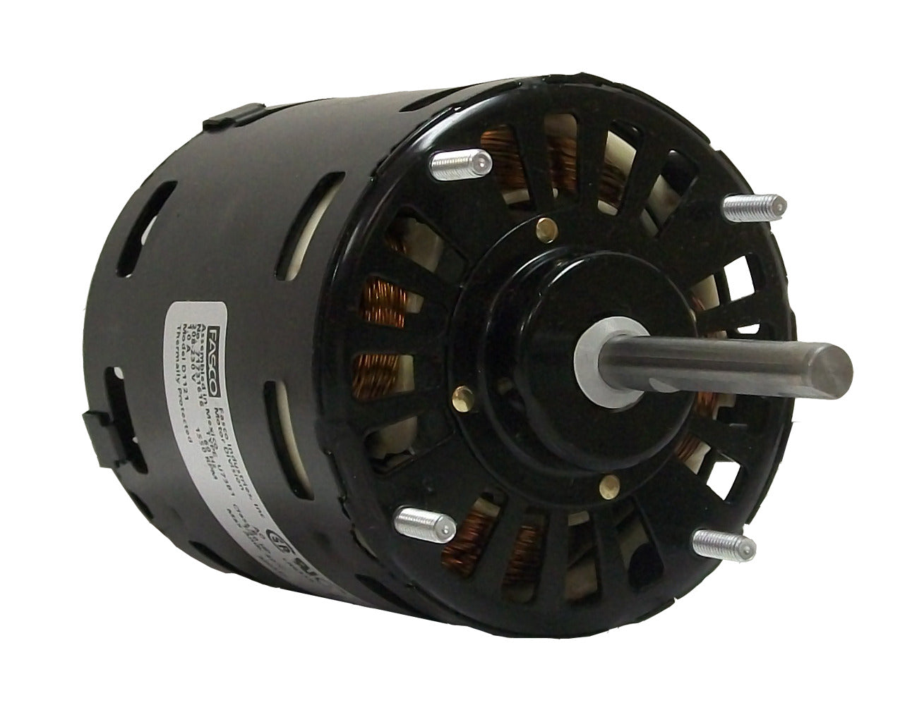 GENTEQ MOTORS Fasco D1120 3.3 Frame Open Ventilated Shaded Pole Evaporator Coil and Refrigeration Fan Motor with Sleeve Bearing 1/20HP 1550rpm 115V 60Hz