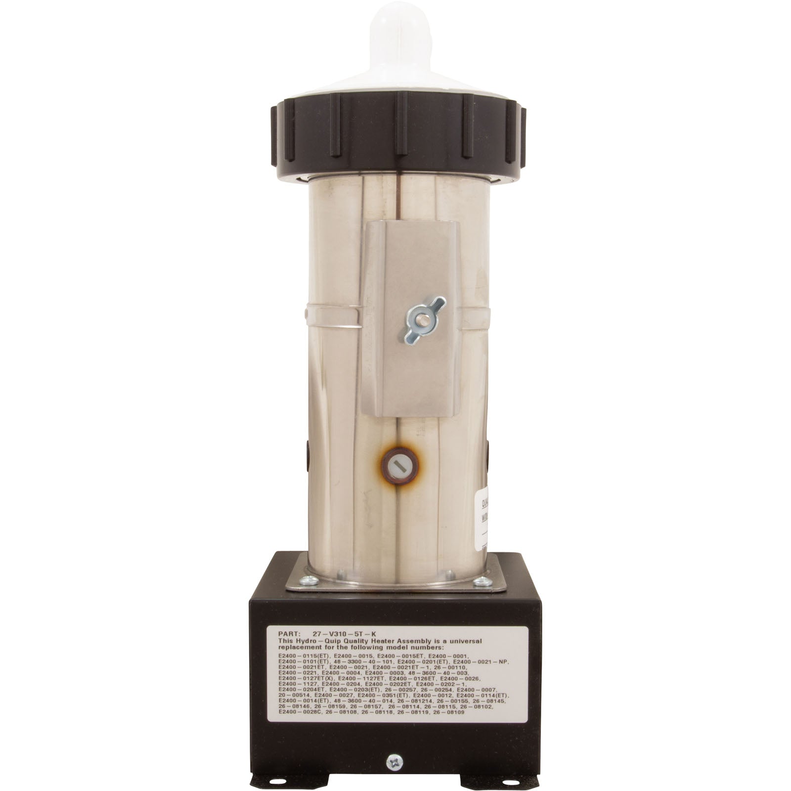 HYDROQUIP Hydro Quip 27-V310-7T-K Heater Vertical Lo-Flo Repl HQ Universal Rite-Fit 5.5kW