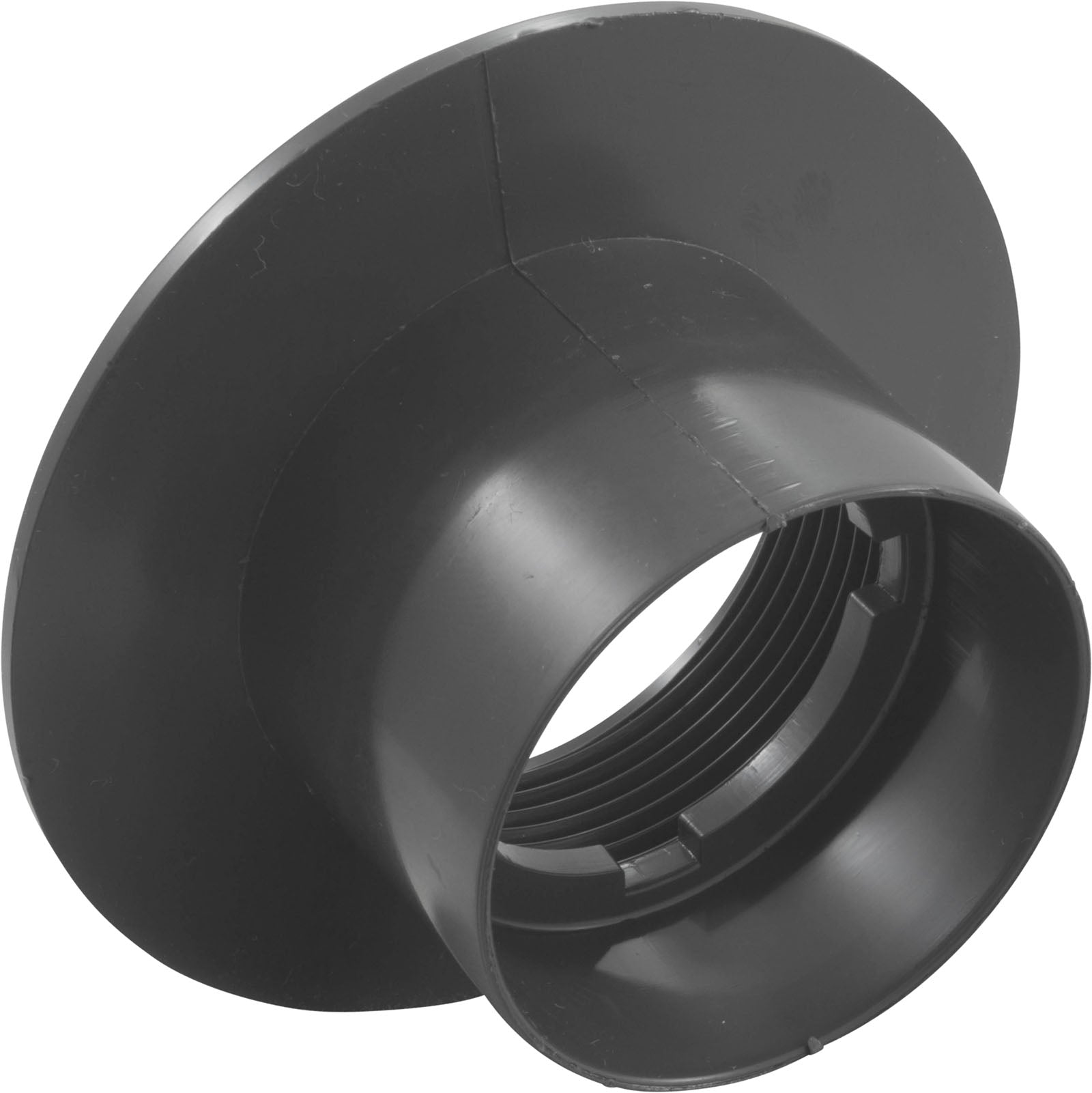 WATERWAY PLASTICS Waterway Plastics 215-9899-DKG Wallfitting 1 1/2 FPT X 2 Insider-Dark Gray