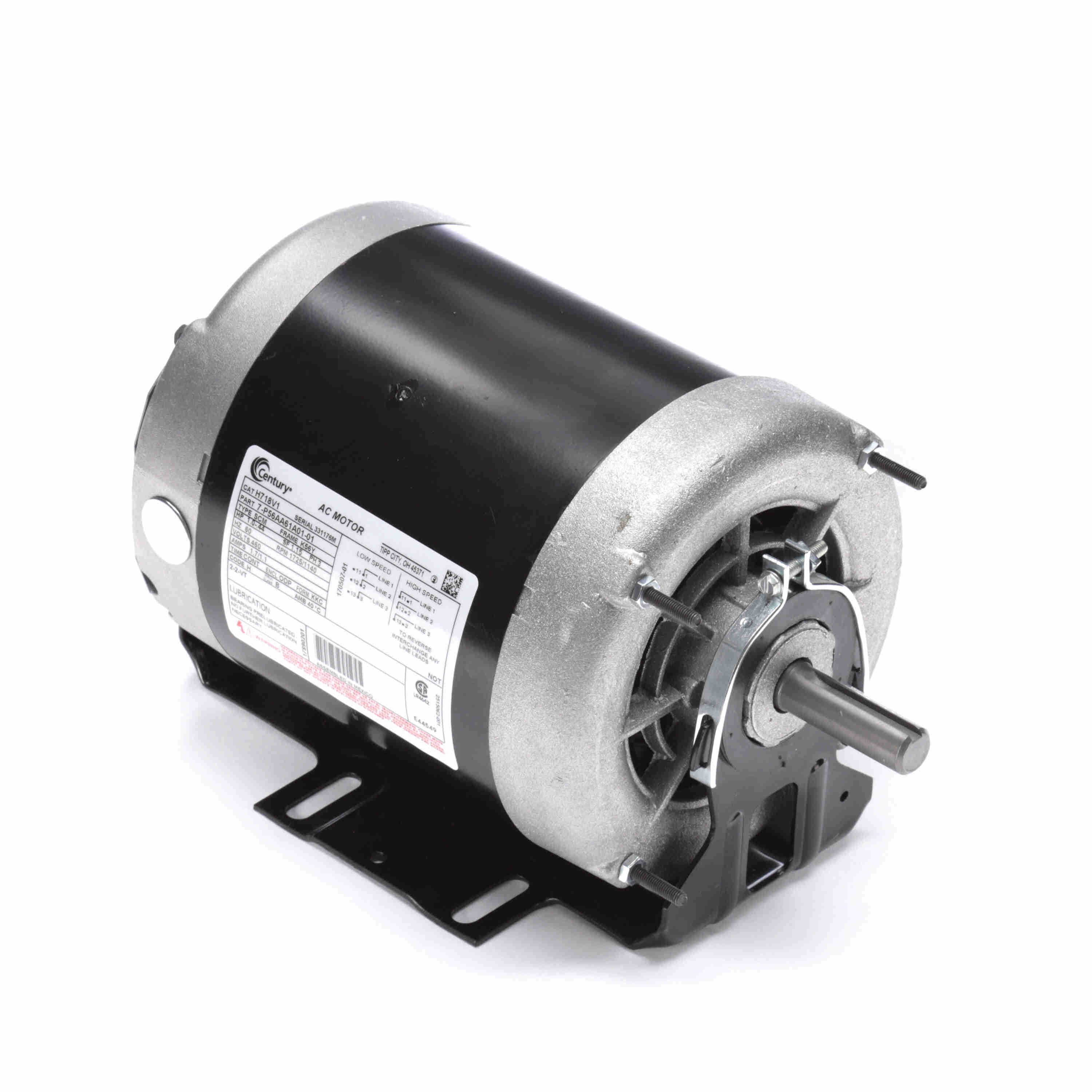 CENTURY MOTORS UH718V1 BLOWER MOTORS