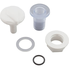 CUSTOM MOLDED PRODUCTS Custom Molded Products 25099-000-000 Air Ctrl, CMP, Mini, 1-1/8hs, 1-11/16dia, Cresent, White, 1/2