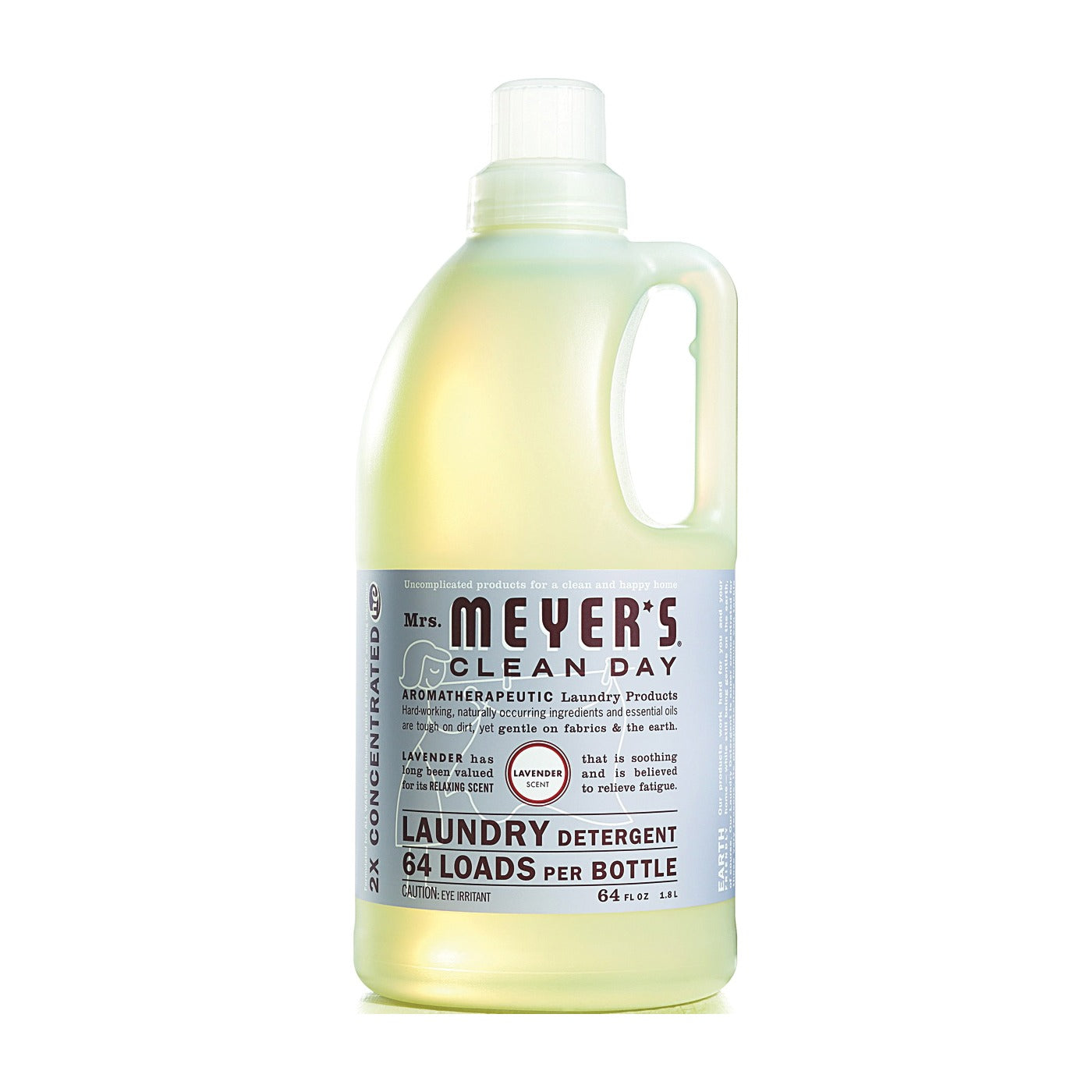MRS MEYERS CLEAN DAY Mrs. Meyers Clean Day 14531 Laundry Detergent Concentrated Liquid Lavender (64 fl oz)