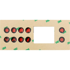 Gecko 9916-100761 Overlay for TSC-4, 10 Button