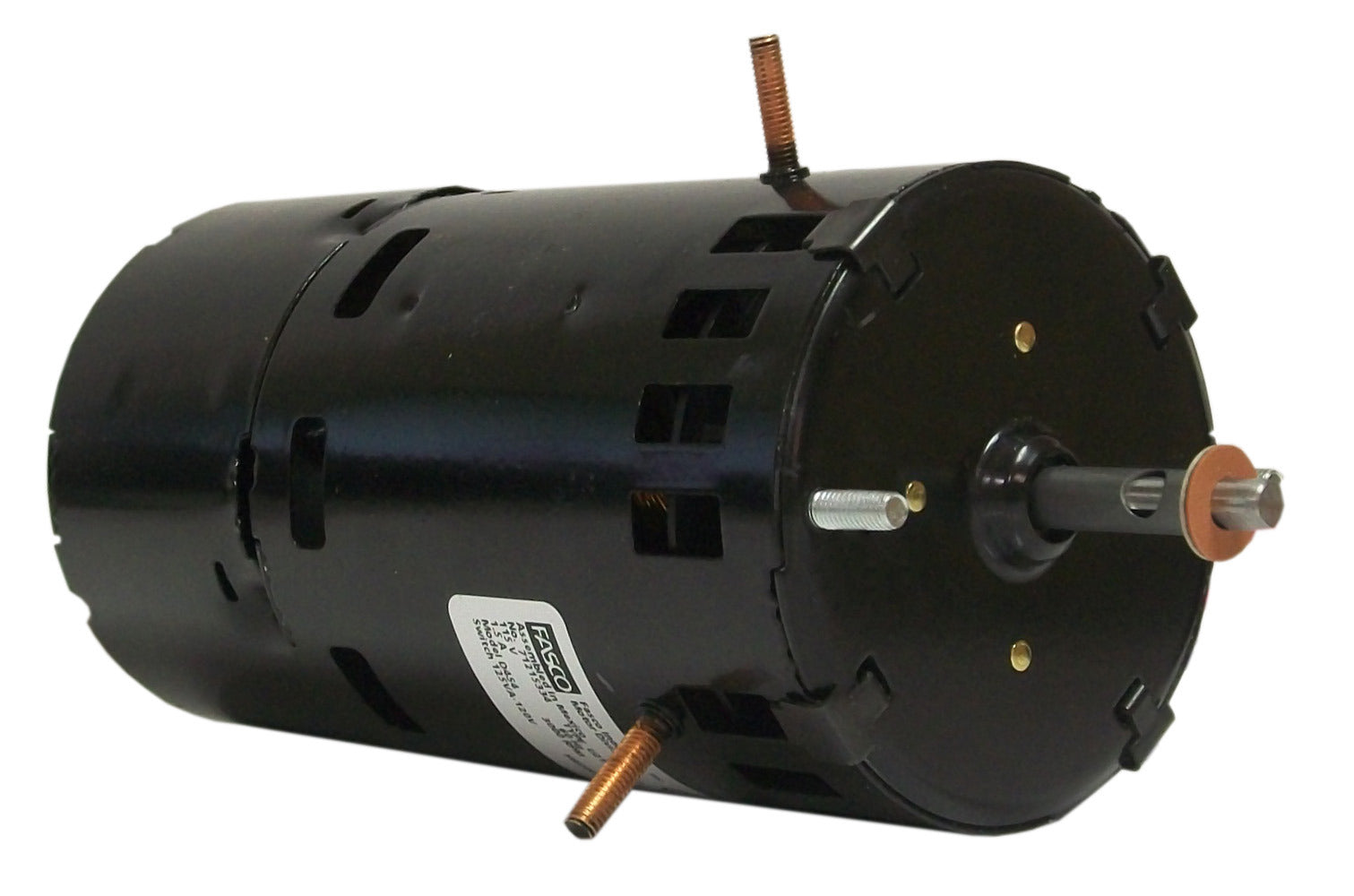 GENTEQ MOTORS Fasco D454 3.3 Frame Open Ventilated Shaded Pole Flue Exhaust and Draft Booster Blower Motor with Sleeve Bearing, 1/30 HP, 115 Volts, 3000 RPM, 1 Speed, 1.5 Amps
