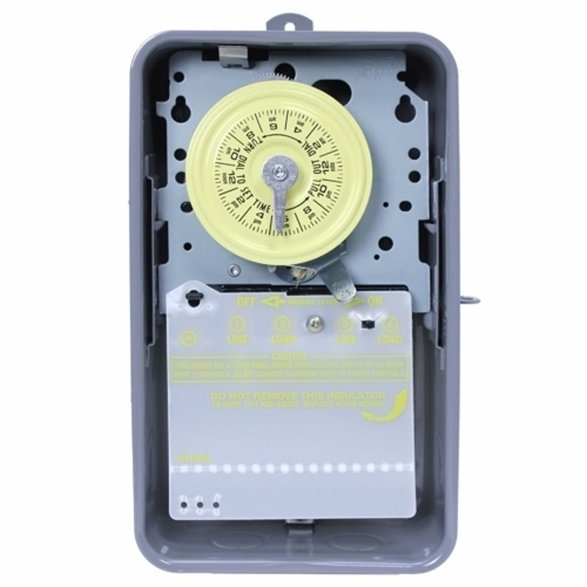 INTERMATIC Intermatic T106R NEMA 3R Steel Case 208 to 277 VAC 60 Hz 40 Amp SPDT Electromechanical Time Switch