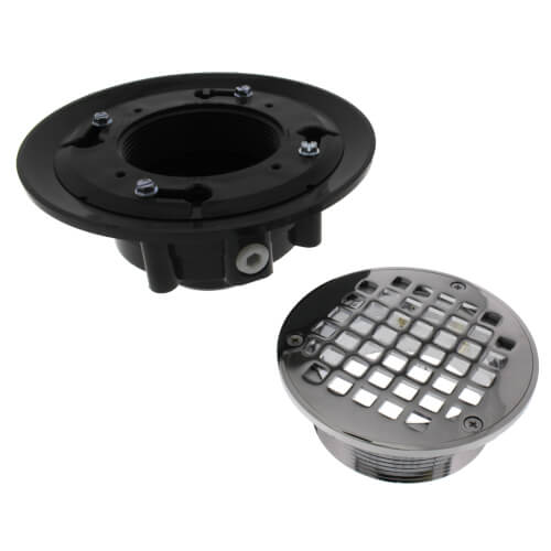 JONES STEPHENS Jones Stephens D49059 2 X 3 PVC DRAIN W/MTL SPD &5 CP STR(8-1/2)