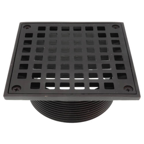 JONES STEPHENS Jones Stephens D6096RB 3-1/2 X 5 Oil Rubbed Brz Sq Spud & Str