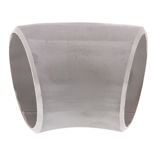 MERIT BRASS Merit Brass 04402-64 45 deg Long Radius Elbow 4 in Buttweld