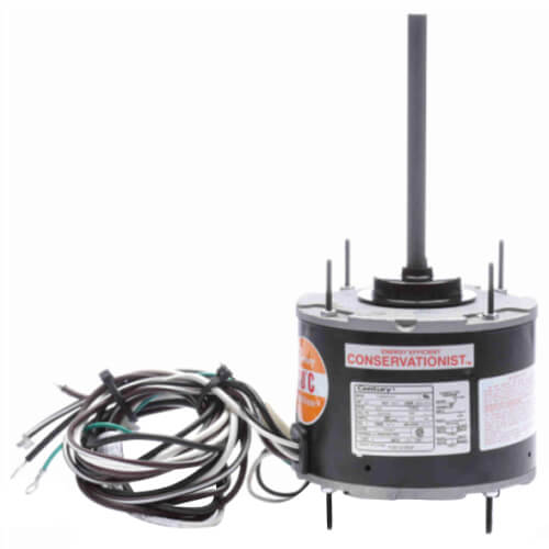 CENTURY MOTORS Century Motors FSE1018SF Heatmaster High Temperature Condenser Fan Motor 208-230V 825 RPM 1/6 HP