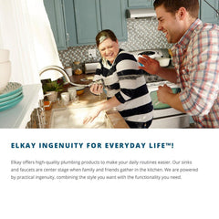 ELKAY Elkay RLLVR12 Asana Stainless Steel Drop-in Bathroom Sink 18 Inch