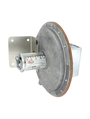 DWYER Dwyer 1638-0 Large Diaphragm Pressure Switch with Visual Set Point Adjustment