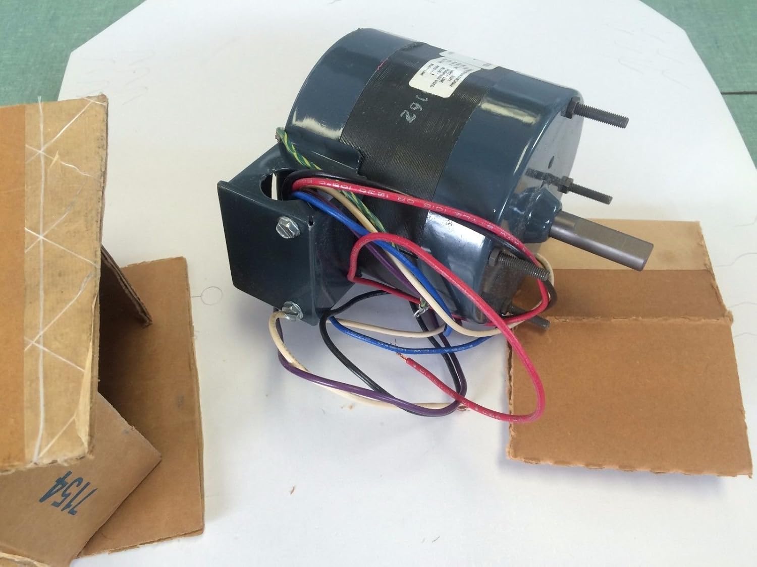 GENTEQ MOTORS Fasco D115 1/12HP Motor 1550 RPM 115/230V OEM ILG Replacement