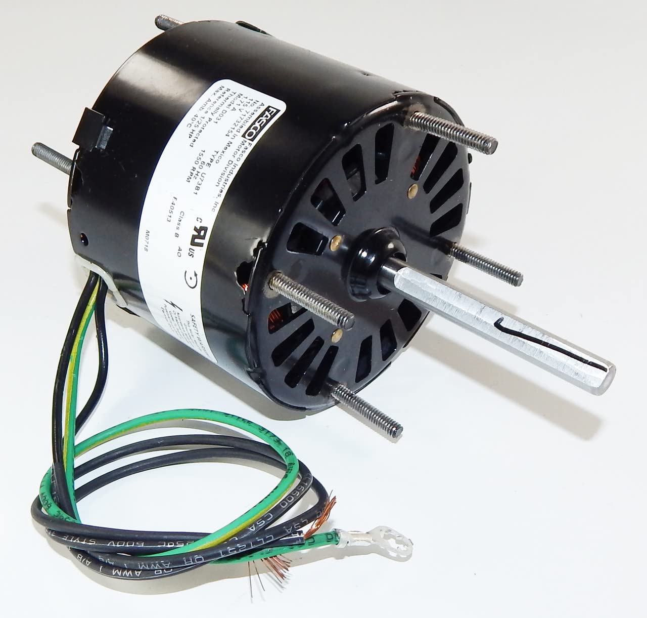 GENTEQ MOTORS D031 VENTILATION MOTORS
