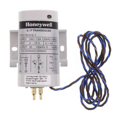 HONEYWELL Honeywell RP7517B1016 Electronic Pneumatic Transducer 2-10V DC 0-18 psi
