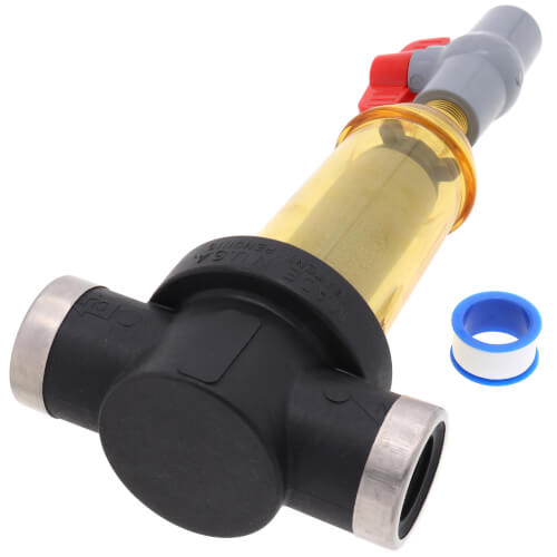 RUSCO Rusco 3/4-100HT-F 3/4 Hot Water Spin-Down Filter System 100 Mesh