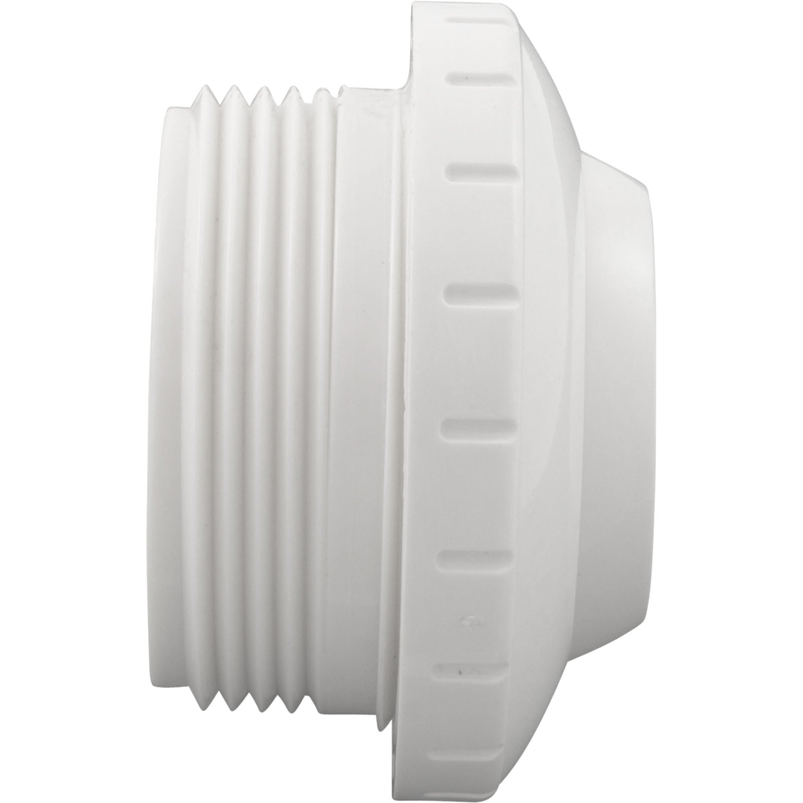 WATERWAY PLASTICS Waterway 400-1410DB Eyeball Fitting White 1.5 MPT 2-3/8 FD 3/4 Orifice