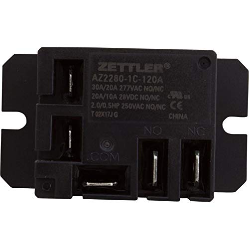 ZETTLER Zettler AZ2280-1C-120A Miniature Power Relay 30A SPDT 120VAC