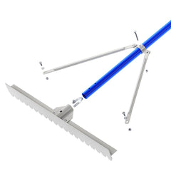 Bon 12-230 Blunt Tooth Asphalt Lute Rake - 24 With 6' Handle Replacement MPN