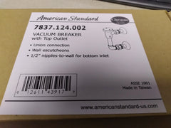 American Standard 7837.124.002 Vacuum Breaker With Top Outlet Chrome