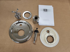 American Standard D35102640.100 Randall Polished Chrome PB Tub/Shower Valve Trim Cross Handle