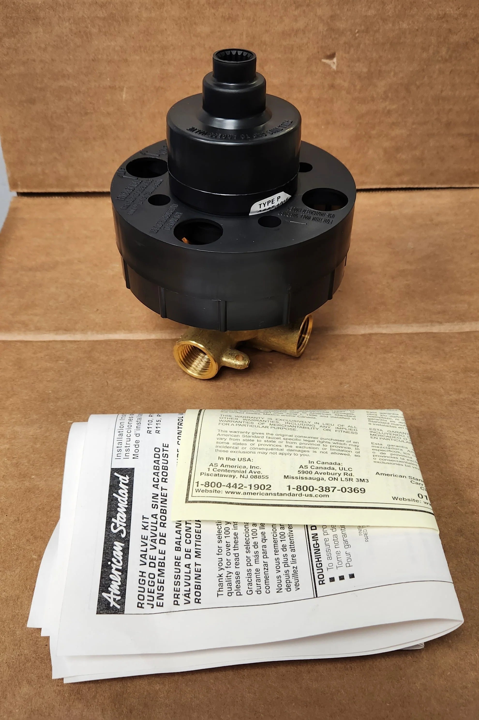 AMERICAN STANDARD American Standard R115MX Pressure Balance Temperature Control Valve