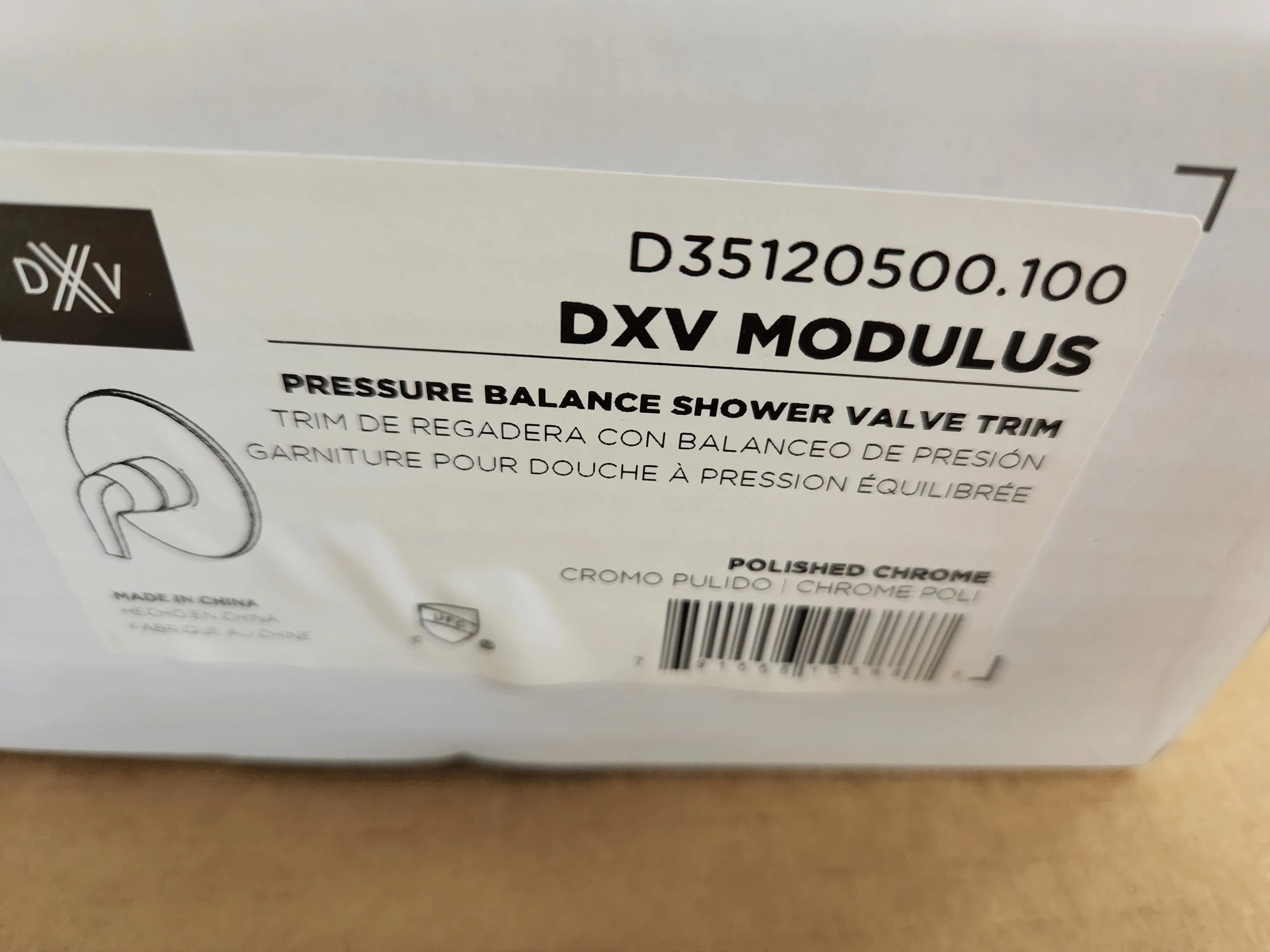 AMERICAN STANDARD American Standard D35120500.100 Dvx Modulus Pressure Balance Shower Valve Trim