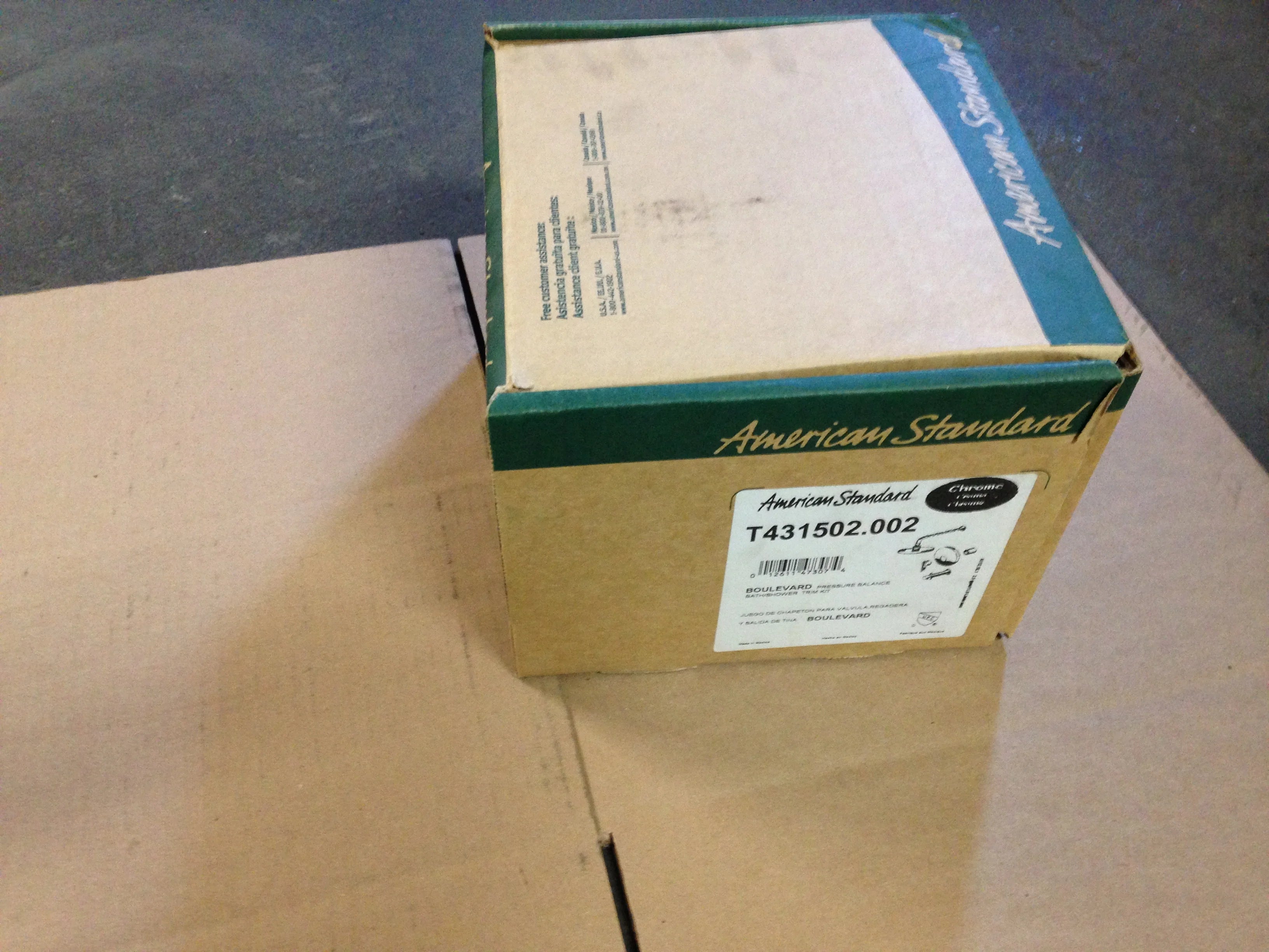 AMERICAN STANDARD American Standard T431502.002 Boulevard Pressure Balance Bath/Shower Trim Kit