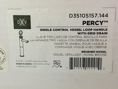 DXV DXV AMERICAN STANDARD D35105157.144 PERCY SINGLE HANDLE VESSEL BATHROOM FAUCET 8 INCH LOOP GRID DRAIN