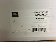 DXV DXV American Standard D35102760.100 Randall Wall Tub Spout Polished Chrome