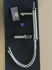 DXV DXV AMERICAN STANDARD D35105152.144 PERCY SINGLE HANDLE VESSEL BATHROOM FAUCET WITH STEM HANDLE AND GRID DRAIN
