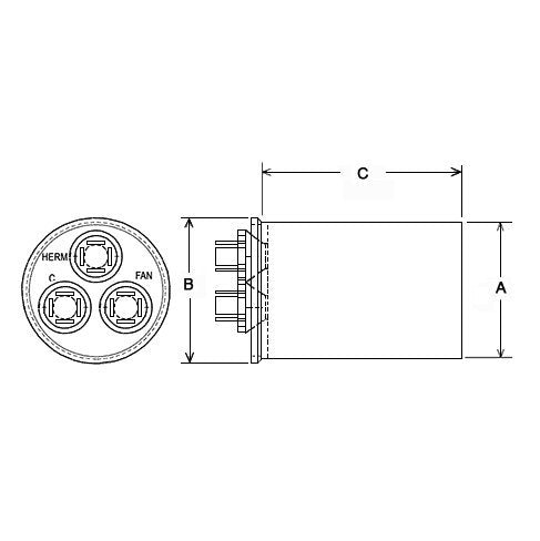 PROTECH 43-25133-11 CAPACITORS
