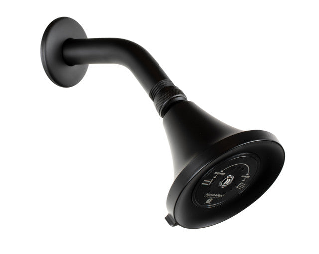 NIAGARA Niagara N3915MB Earth Luxe 3-Spray Patterns 1.5 GPM Adjustable Fixed Shower Head