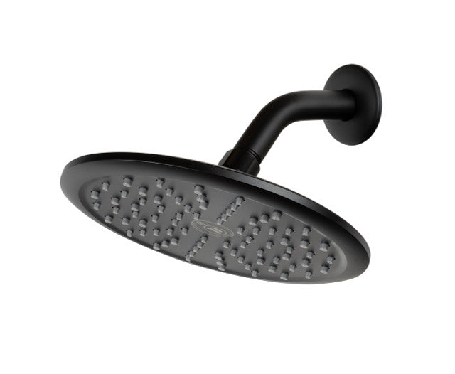 NIAGARA Niagara N9517MB Rainfall Spa 1-Spray Patterns 1.75 GPM 8-in. Wall Mount Adjustable Fixed Shower Head