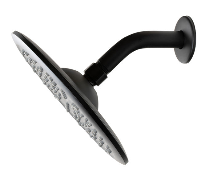 NIAGARA Niagara N9517MB Rainfall Spa 1-Spray Patterns 1.75 GPM 8-in. Wall Mount Adjustable Fixed Shower Head
