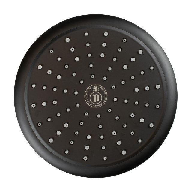 NIAGARA Niagara N9517MB Rainfall Spa 1-Spray Patterns 1.75 GPM 8-in. Wall Mount Adjustable Fixed Shower Head