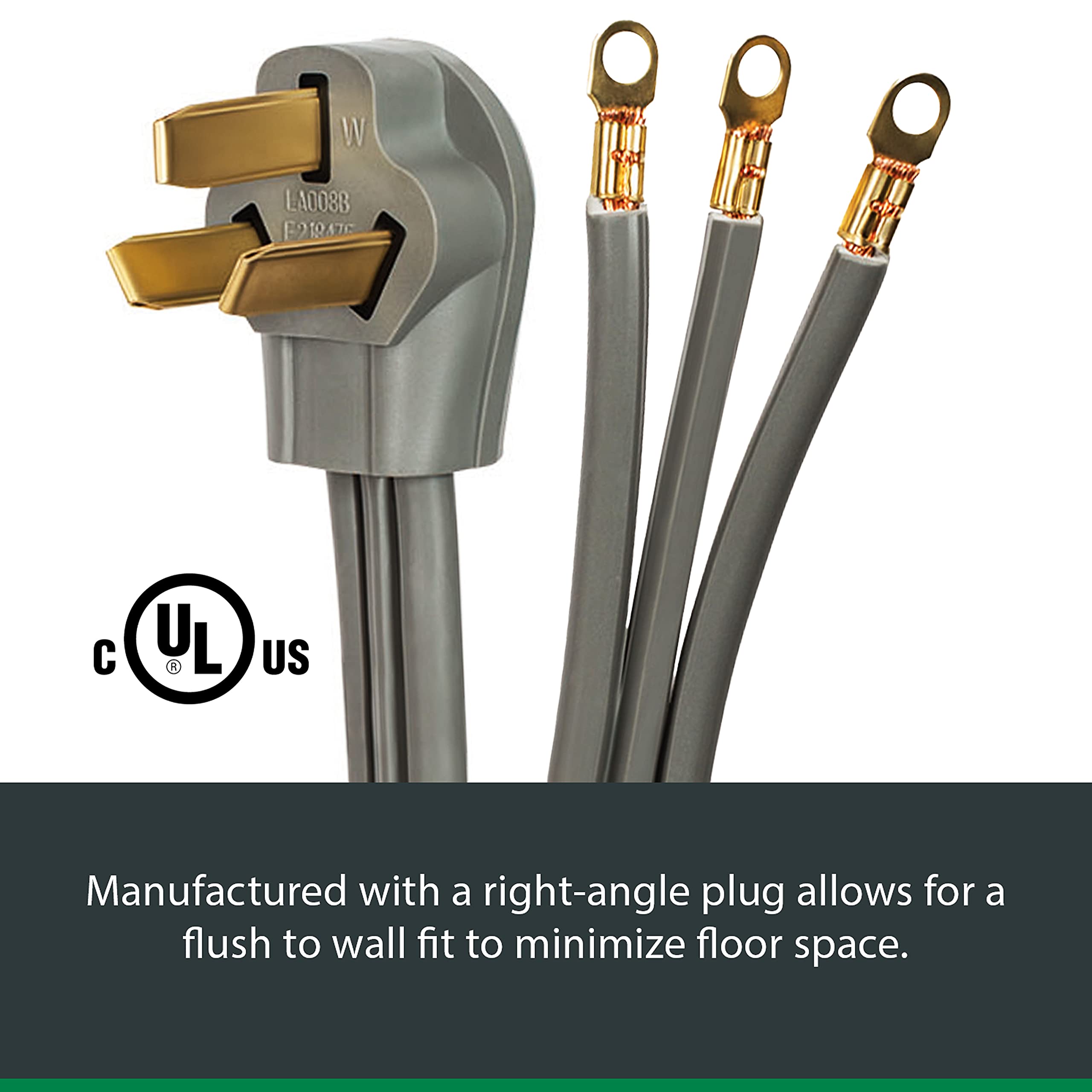 EPCO EPCO 40000 Range Cord 3-Wire 50 Amp 4 Feet