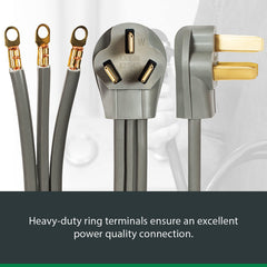 EPCO 40000 Range Cord 3-Wire 50 Amp 4 Feet