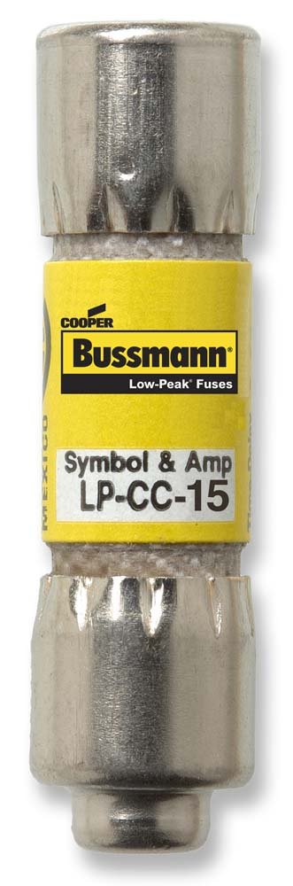 EATON Bussmann LP-CC-15 Fuse 15A 600V Time Delay Current Limiting CC
