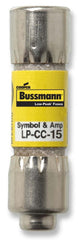 EATON Bussmann LP-CC-15 Fuse 15A 600V Time Delay Current Limiting CC
