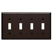 LEVITON Leviton 85012 BR WP 4G 4TGL STD SIZE