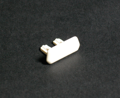 LEGRAND Wiremold 410B-WH Nonmetallic Blank End Fitting 400 White