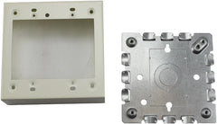 LEGRAND Wiremold V5744-2 Double-Gang Extra Deep Device Box 50 Volts (4-3/4 in x 4-3/4 in x 2-3/4 in)